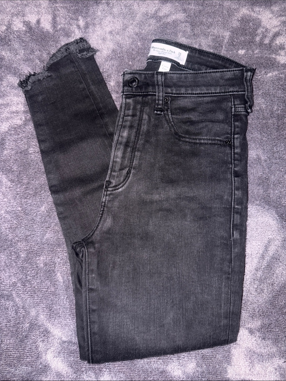 Abercrombie & Fitch The Super Skinny Ankle High Rise